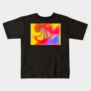 Rainbow Colours-Available As Art Prints-Mugs,Cases,Duvets,T Shirts,Stickers,etc Kids T-Shirt